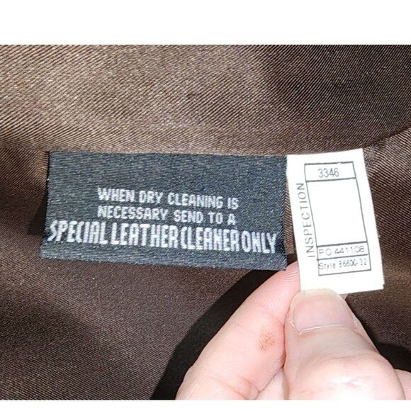 Wilsons Leather Men's Brown Leather Vest Size L - Picture 7 of 8